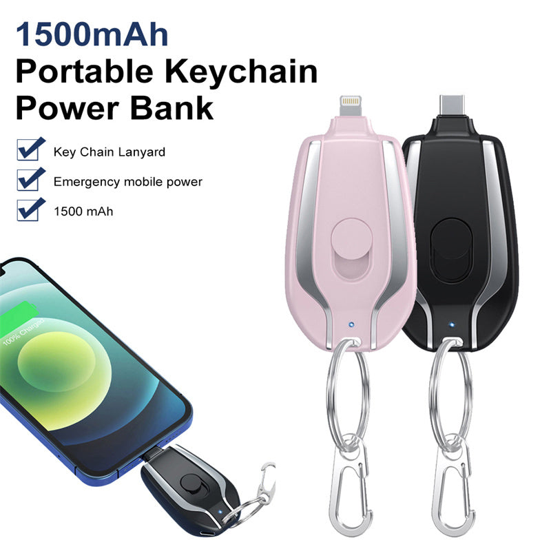 Mini Portable Key-chain Phone Charger For Emergency