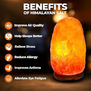 Natural Himalayan Salt Lamp USB Powered