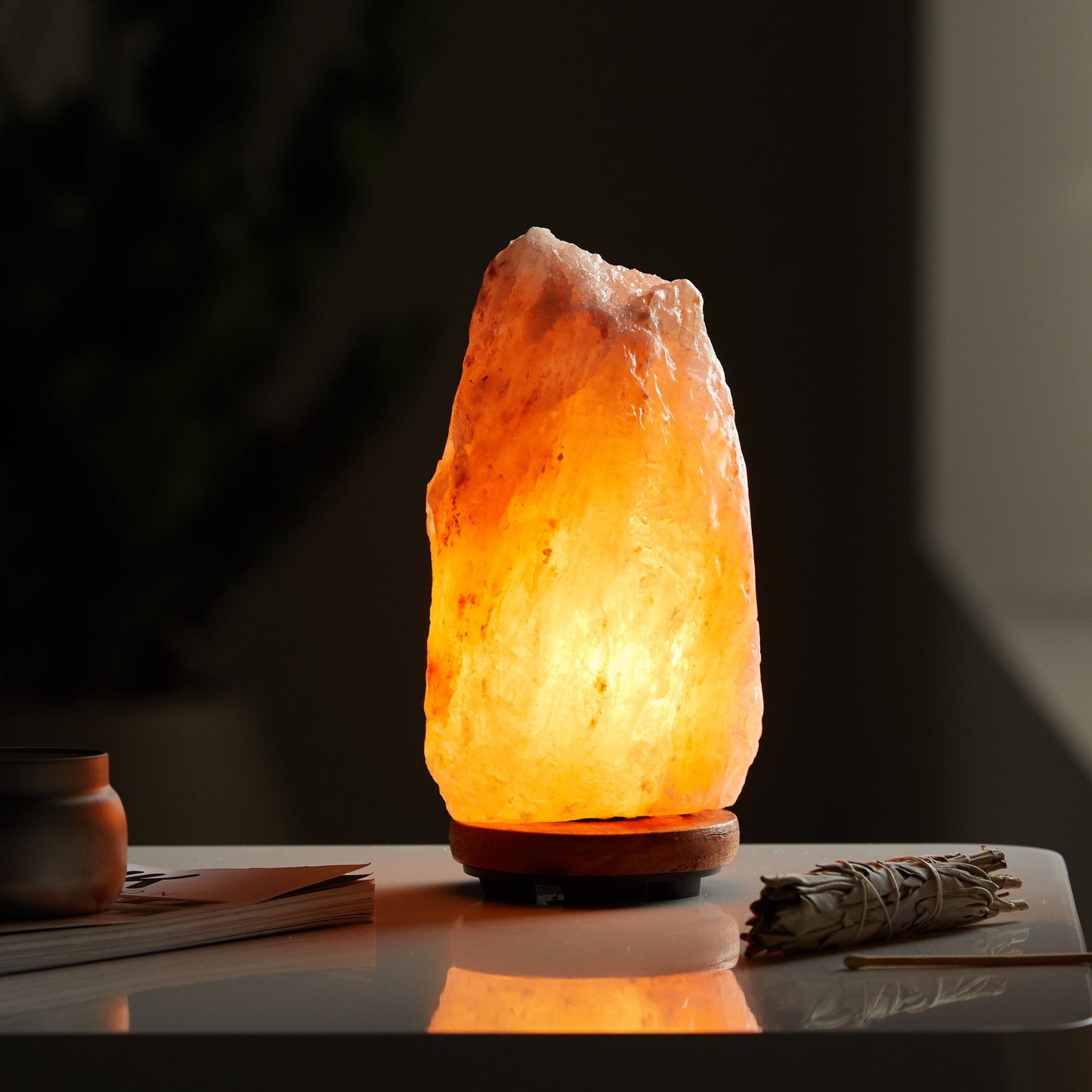 Natural Himalayan Salt Lamp USB Powered