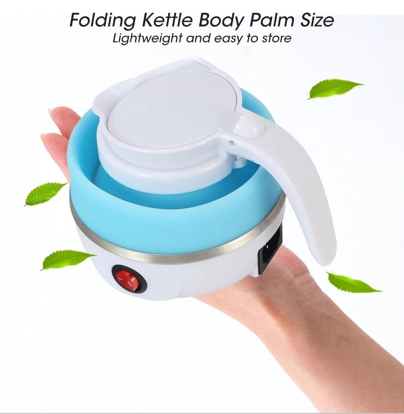 Electric portable and foldable kettle