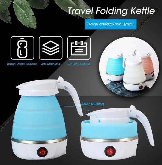 Electric portable and foldable kettle