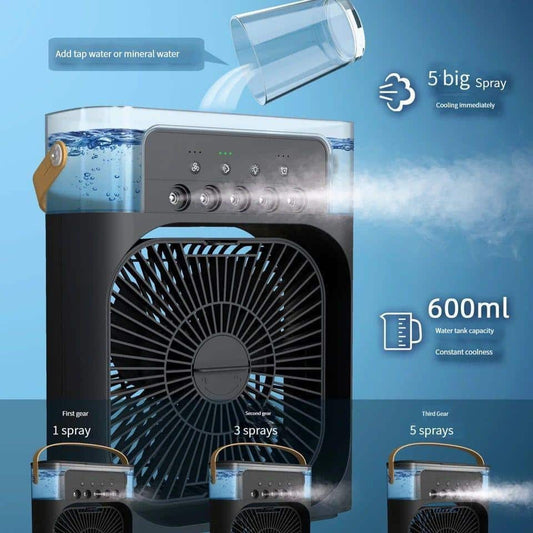 Mini USB Fan With Mist Water Spray Mini Cooler for Office Kitchen and Home