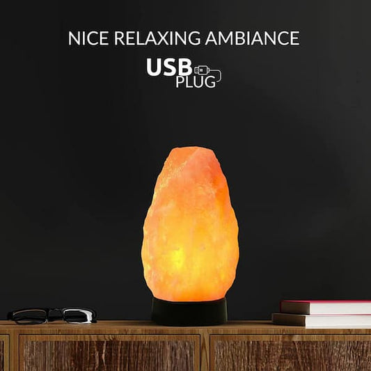 Natural Himalayan Salt Lamp USB Powered